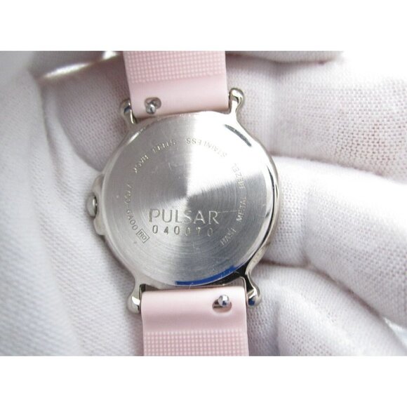 Women's  Pulsar Quartz WR Analog 27mm Dial Causal Round Watch (E648) V700-6A00 - Picture 3 of 12